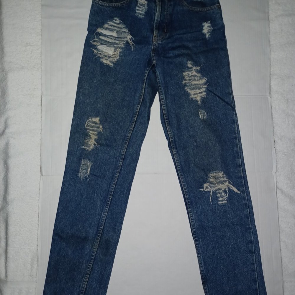 LOIS SALLY DISTRESSED JEANS - Picture 5 of 12